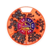 Набор грузил "ЯМАН", размер L, 60 г, 0.2-2 г Набор грузил "ЯМАН", размер L, 60 г, 0.2-2 г