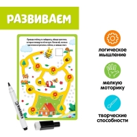 Набор напиши и сотри &laquo;Логические задания&raquo;, 4 года