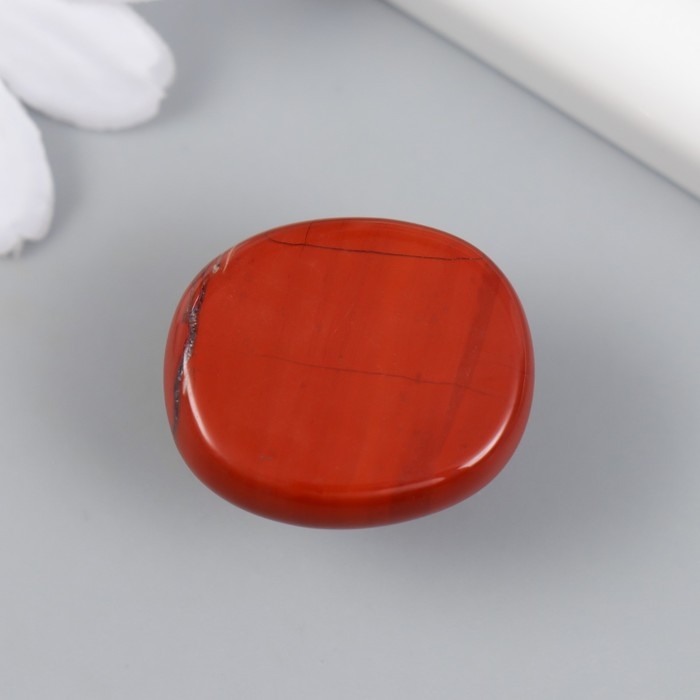 Ручка для шкатулки "Красный нефрит" 2,6х1,7 см