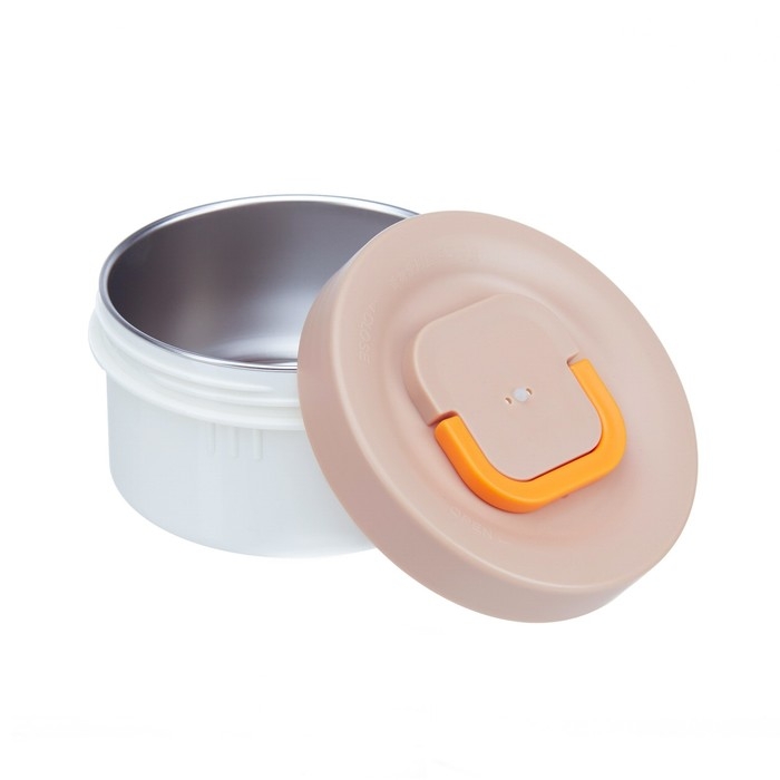 Термос для еды, 2.3 л, сохраняет тепло до 12 ч, оранжевый