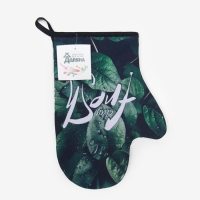 Варежка-прихватка "Доляна" Грин фрэш 24х32см,габардин, 35% х/л, 65% п/э, ватин 250г/м2 Варежка-прихватка "Доляна" Грин фрэш 24х32см,габардин, 35% х/л, 65% п/э, ватин 250г/м2