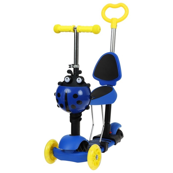 Самокат 5 в 1 GRAFFITI, колёса световые PU 120/80 мм Самокат 5 в 1 GRAFFITI, колёса световые PU 120/80 мм