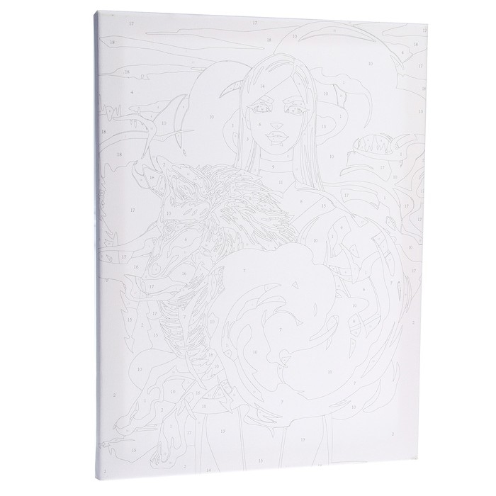 Картина по номерам на холсте с подрамником &laquo;Лиса&raquo;, 30х40 см