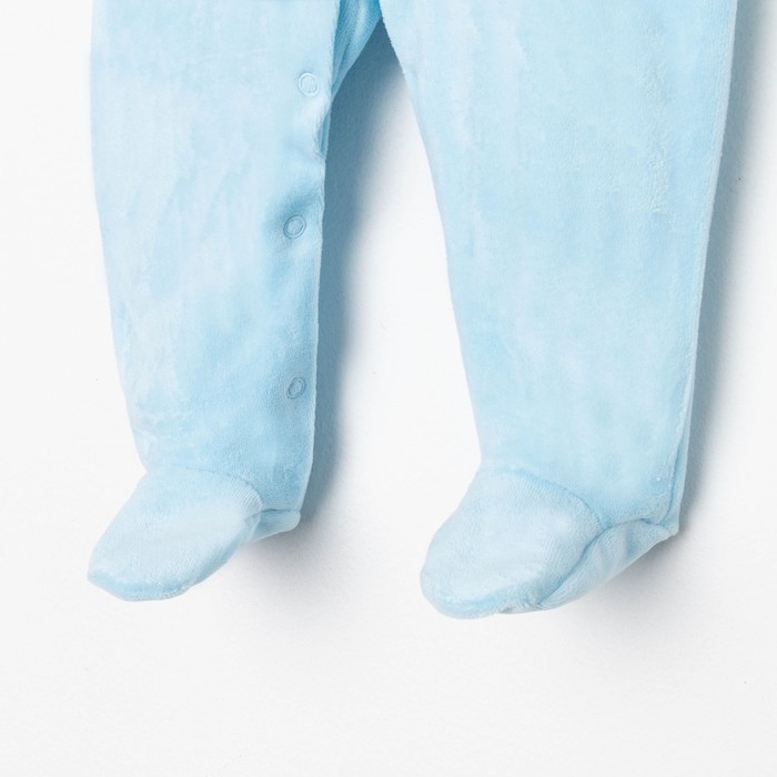 Комбинезон утеплённый для мальчика, цвет голубой, рост 80