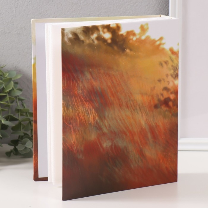 Фотоальбом на 200 фото 10х15 см, пластик. листы "Cute foxy" Рассвет