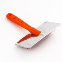 Пуходерка "Лапки" большая без капель, 12 х 13 см, оранжевая Пуходерка "Лапки" большая без капель, 12 х 13 см, оранжевая