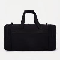 Сумка спортивная на молнии, 2 наружных кармана, средний размер, цвет чёрный Сумка спортивная на молнии, 2 наружных кармана, средний размер, цвет чёрный