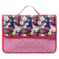 Папка-портфель А4, 330 х 240 х 90 мм, пластиковая, на липучке, ПМ-А4-23 "Цветочная паутина", розовая Папка-портфель А4, 330 х 240 х 90 мм, пластиковая, на липучке, ПМ-А4-23 "Цветочная паутина", розовая