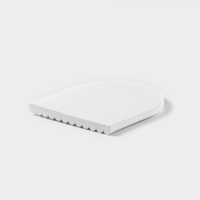 Блюдо для подачи из гипса Sands of Athens 13,5&times;13,5&times;1 см, цвет белый