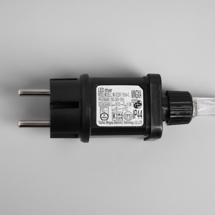 НИТЬ ROSA, IP44, 200 м, Н.С. LED(1608)-2000-36V, фиксинг, Т/БЕЛЫЙ