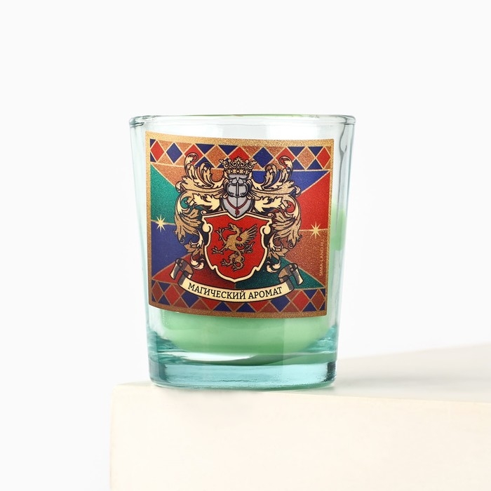 Новогодняя свеча в стакане «Новый год: Магический аромат», сосна Новогодняя свеча в стакане «Новый год: Магический аромат», сосна