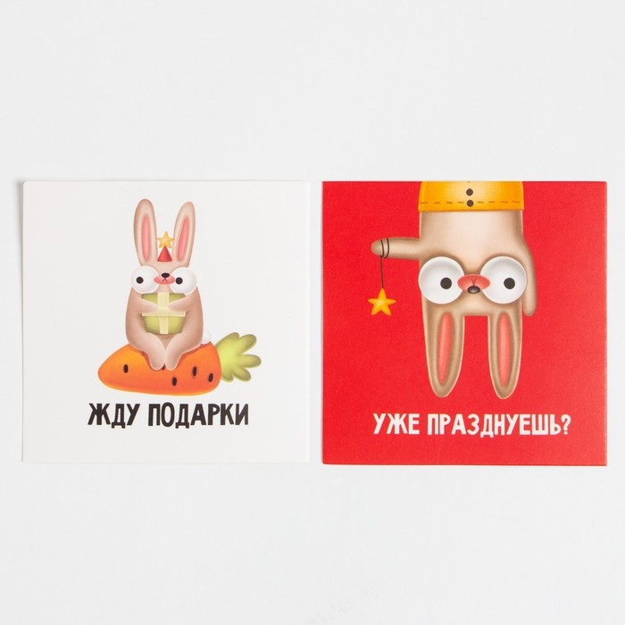 Новогодний подарочный набор Новогодний подарочный набор "Подарок", варежки р-р 19 и аксессуары