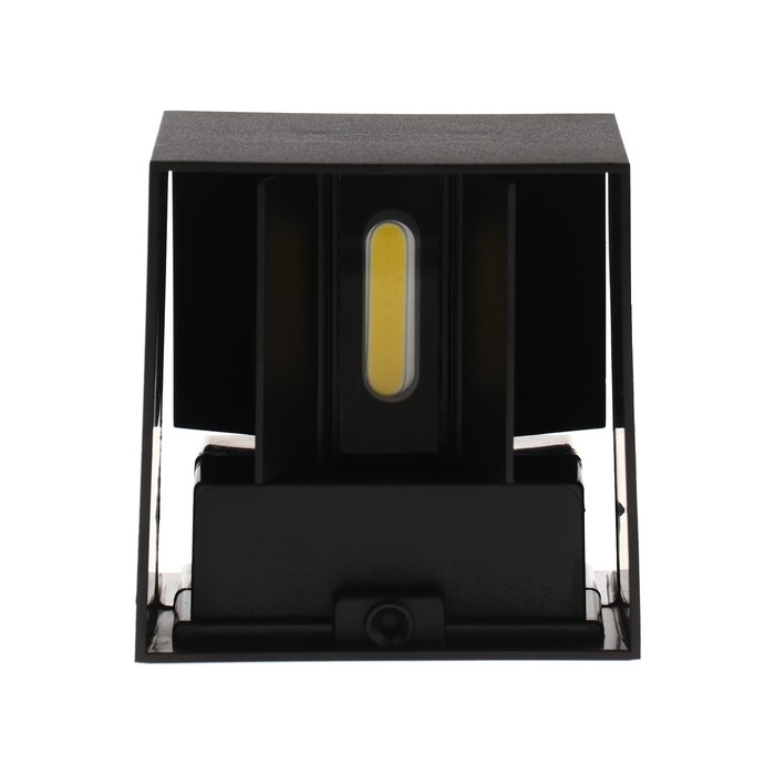 Светильник фасадный &laquo;Куб&raquo;, FSD-062, 6 Вт, 4000К, регулир. луч, IP65, 220 В, пластик, черный   100842