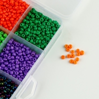 Набор для создания украшений, 48 цветов, леска, фурнитура, шармы Набор для создания украшений, 48 цветов, леска, фурнитура, шармы