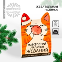 Новый год! Жевательная резинка &laquo;Новый год: Новогодний марафон жеваний&raquo;, вкус: тутти-фрутти, 50 г.