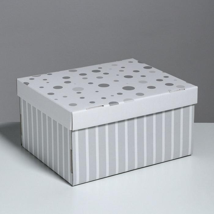 Коробка подарочная складная, упаковка, &laquo;Стильный дом&raquo;, 31 х 25.5 х 16 см