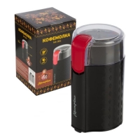 Кофемолка МАТРЁНА МА-065, электрическая, ножевая, 200 Вт, 50 г, чёрно-красная Кофемолка МАТРЁНА МА-065, электрическая, ножевая, 200 Вт, 50 г, чёрно-красная