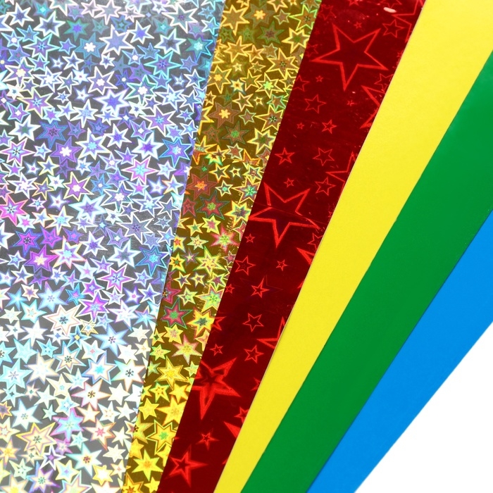 Бумага цветная самоклеящаяся А4, 6 листов, 6 цветов, 80 г/м2, Щенячий патруль