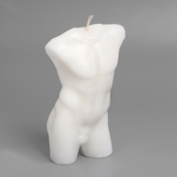 Набор свечей на подставке "Мужчина и женщина", бело-розовая подставка Набор свечей на подставке "Мужчина и женщина", бело-розовая подставка