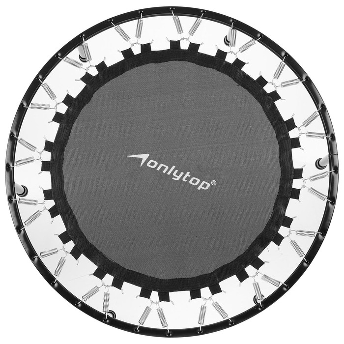 Батут детский ONLYTOP, d=101 см, цвет серый