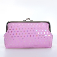 Косметичка на фермуаре, цвет розовый Косметичка на фермуаре, цвет розовый