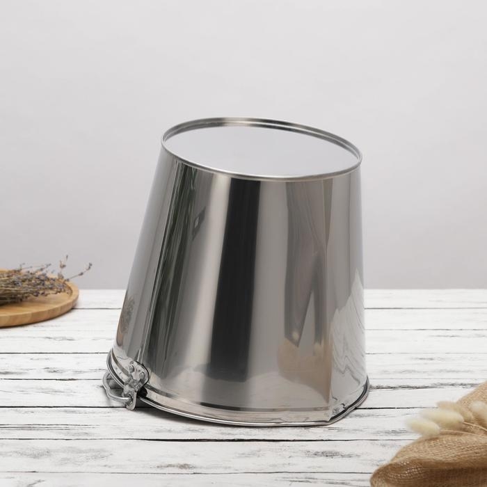 Подойник, 12 л, нержавеющая сталь, ГОСТ Подойник, 12 л, нержавеющая сталь, ГОСТ