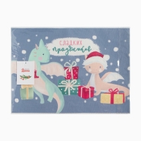 Салфетка новогодняя на стол Доляна &laquo;Сладких праздников&raquo;, 40х29см