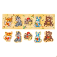 Рамка - вкладыш малая &laquo;Лесные жители&raquo;, 5 элементов