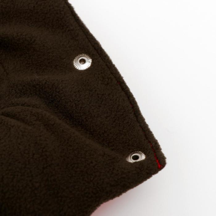 Комбинезон зимний для животных, M (ДС 24-26, ОГ 34-36 см, ОШ 28 см), красный