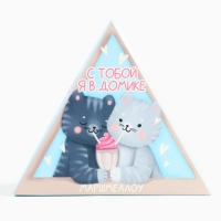 Маршмеллоу в виде колпочка «С тобой в домике», со вкусом малины, 38 г Маршмеллоу в виде колпочка «С тобой в домике», со вкусом малины, 38 г