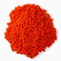 Набор текстильных деталей для декора. Помпоны для творчества &laquo;Оранжевые&raquo;, 55 гр