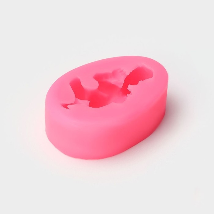 Молд «Малыш», силикон, 7×5×2,7 см, цвет розовый Молд «Малыш», силикон, 7×5×2,7 см, цвет розовый