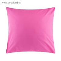 Наволочка &laquo;Этель&raquo; 70х70 см, цвет розовый, поплин, 125 г/м&sup2;