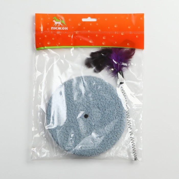 Дразнилка на основании Дразнилка на основании "Фестивальная", 15 см, тёмно-фиолетовая/светло-голубая