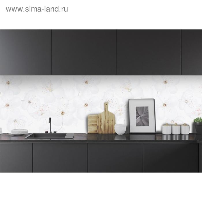 Кухонный фартук ПВХ "Яблоневый цвет" 3000x600мм