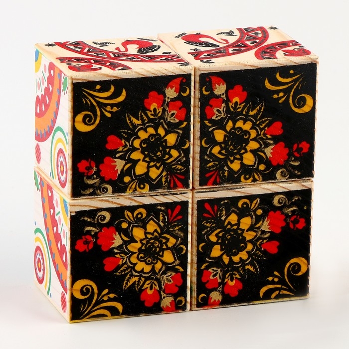 Кубики &laquo;Русские узоры&raquo;