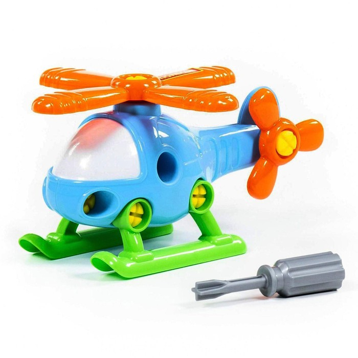 Конструктор винтовой &laquo;Вертолёт&raquo;, 16 элементов