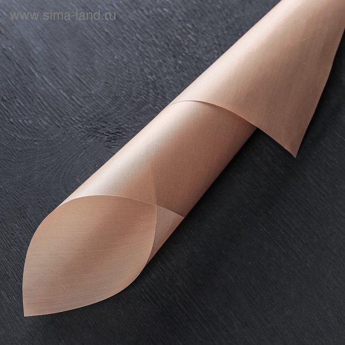 Коврик для выпечки антипригарный Доляна, 33&times;45 см, цвет коричневый