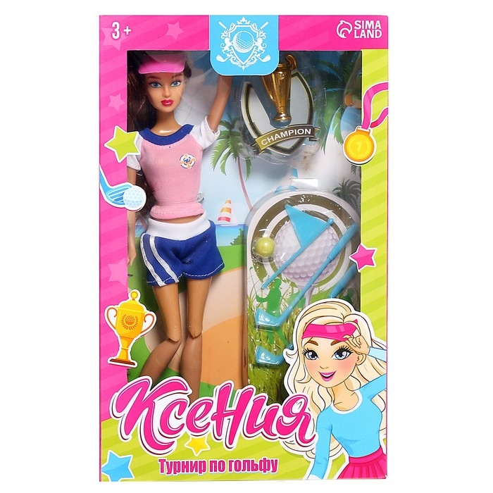 Кукла-модель шарнирная &laquo;Турнир по гольфу&raquo;, МИКС