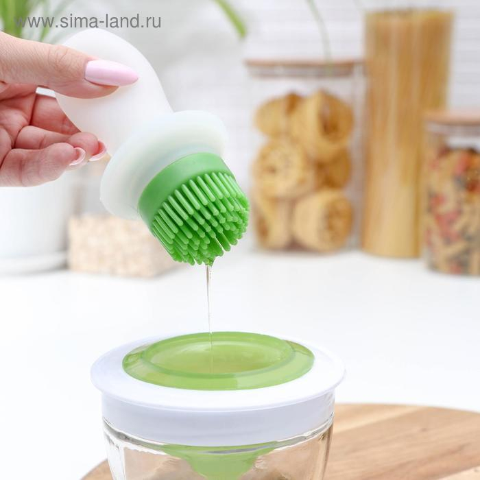 Ёмкость для масла с кисточкой, d=10 см Ёмкость для масла с кисточкой, d=10 см