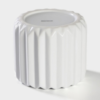 Банка для хранения сыпучих продуктов Доляна &laquo;Золотой зайка&raquo;, 900 мл, 12&times;18 см, керамическая, цвет белый