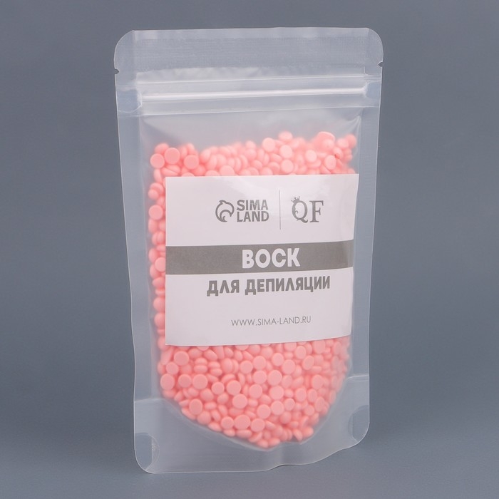Воск для депиляции, плёночный, в гранулах, 100 гр, цвет розовый Воск для депиляции, плёночный, в гранулах, 100 гр, цвет розовый