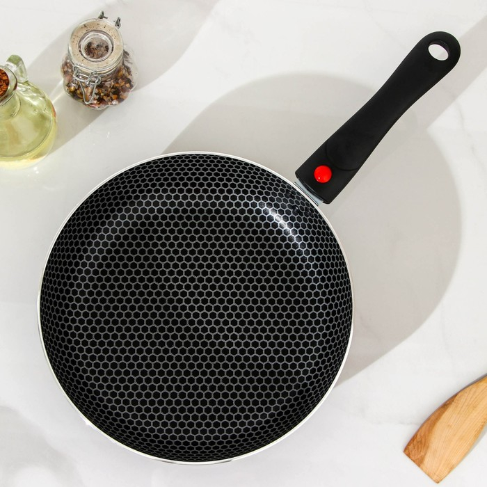 Cковорода Forever, d=24 см, съёмная ручка, стеклянная крышка, антипригарное покрытие, цвет черный Cковорода Forever, d=24 см, съёмная ручка, стеклянная крышка, антипригарное покрытие, цвет черный