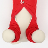 Комбинезон "Спорт" с светоотрожающими полосами, размер L (ДС 35, ОГ 45, ОШ 35 см), красный Комбинезон "Спорт" с светоотрожающими полосами, размер L (ДС 35, ОГ 45, ОШ 35 см), красный