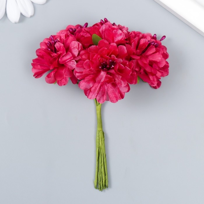 Цветы для декорирования Цветы для декорирования "Пион садовый бордо" 1 букет=6 цветов 10 см