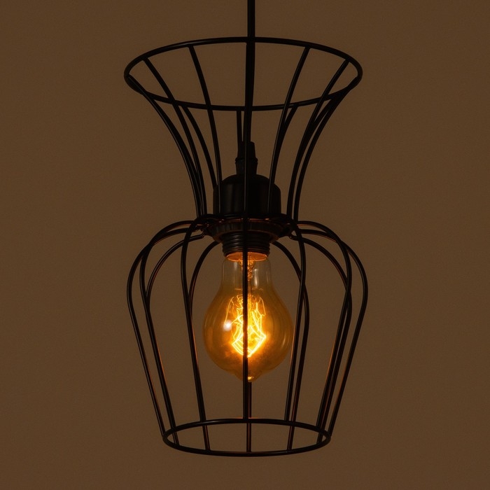 Светильник BayerLux "Фрейя" Е27 40Вт черный 16х16х23-123см