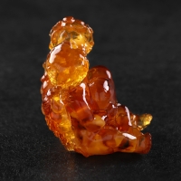 Сувенир "Ангелочки близнецы", янтарь