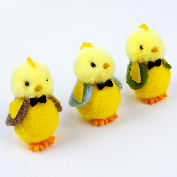 Мягкая игрушка «Цыплёнок», 8 см, цвет МИКС Мягкая игрушка «Цыплёнок», 8 см, цвет МИКС