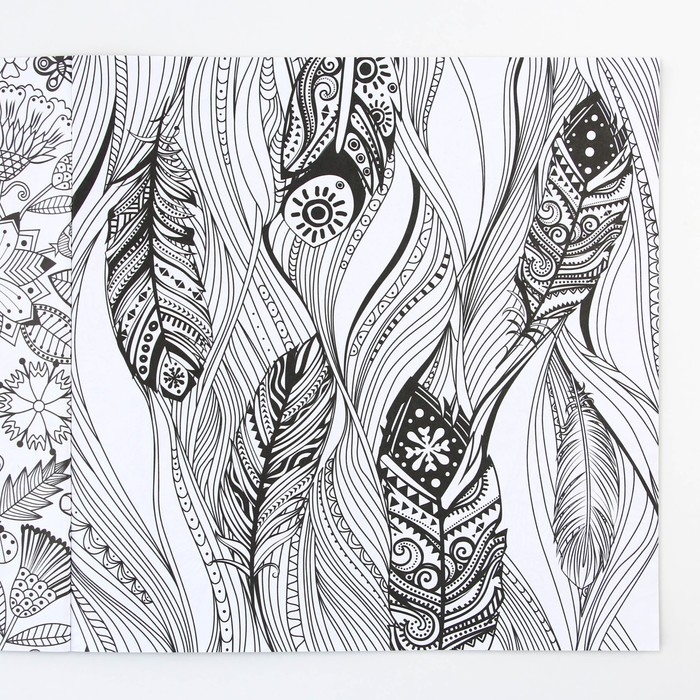 Раскраска - антистресс, альбом &laquo;Волшебные узоры&raquo; 20 стр.