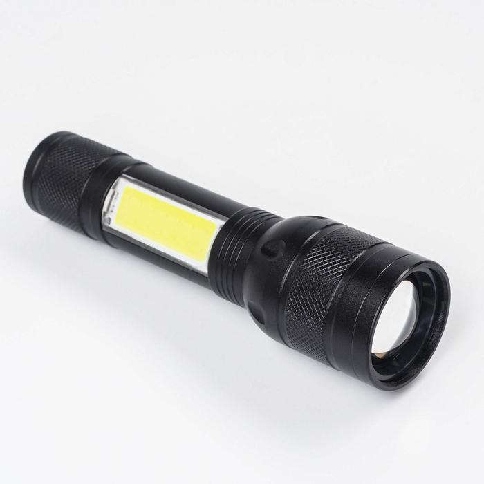 Фонарь ручной аккумуляторный Фонарь ручной аккумуляторный "Мастер К", 10 Вт, 1200 мАч, P50, COB, 3 режима, 14.5 х 3.5 см